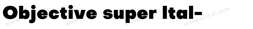 Objective super ltal字体转换